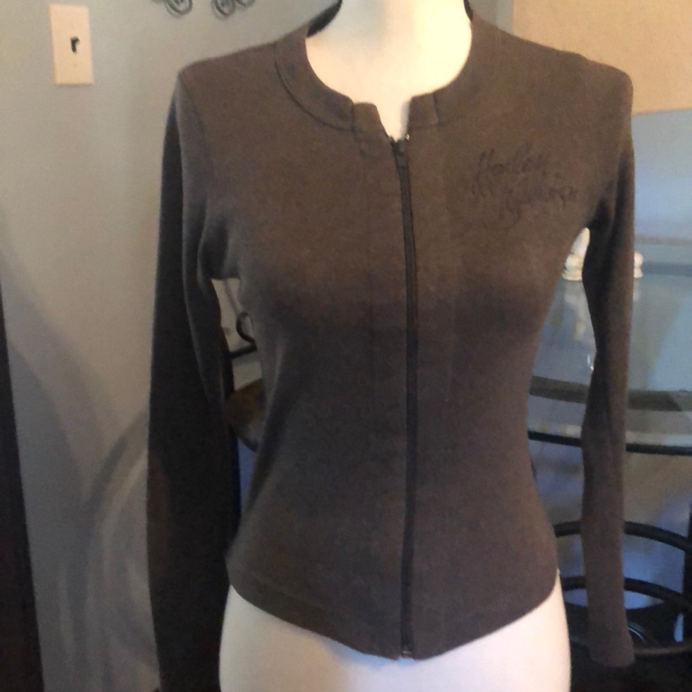 Beautiful Gray Harley Davidson Top